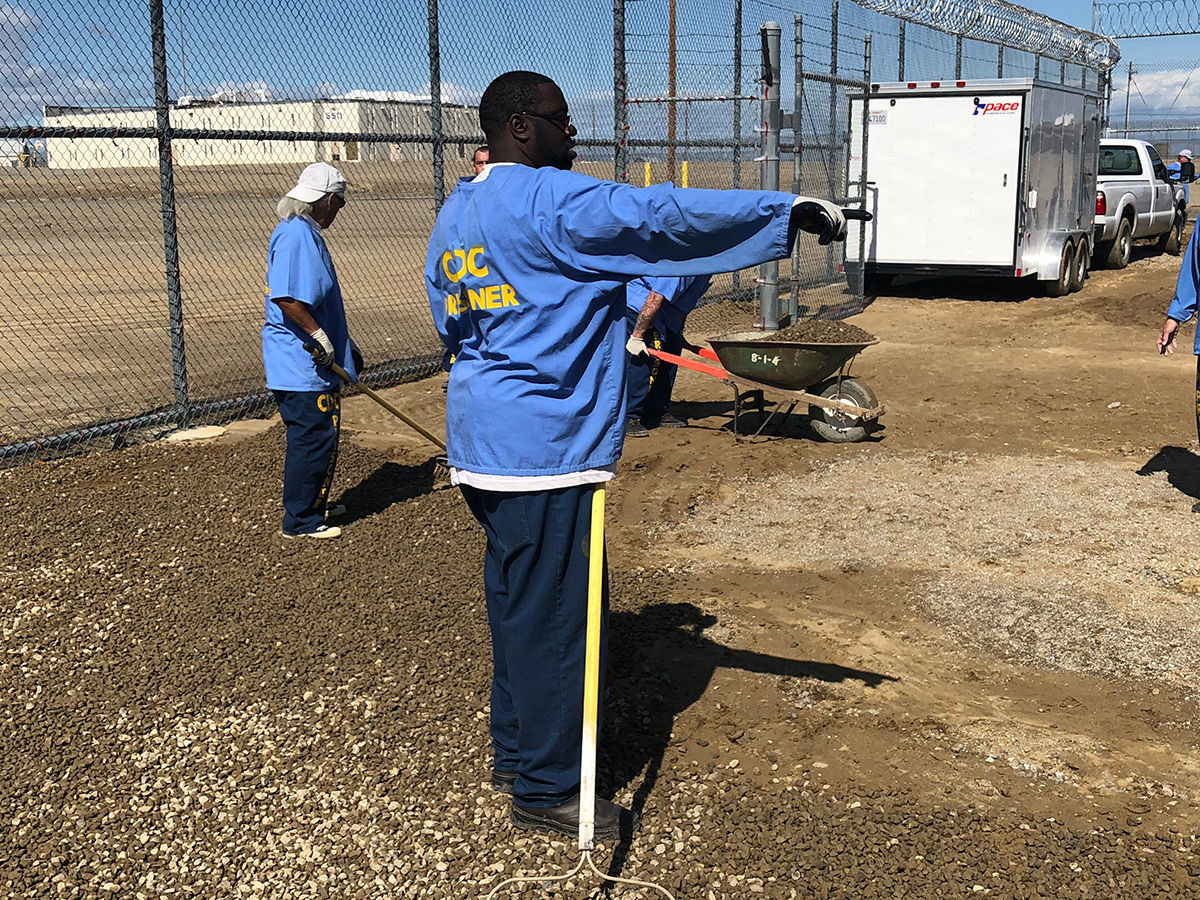 Avenal State Prison garden